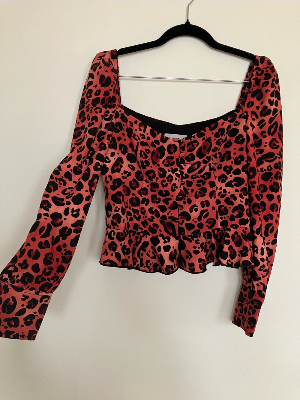 Lioness Leopard Peplum Blouse
